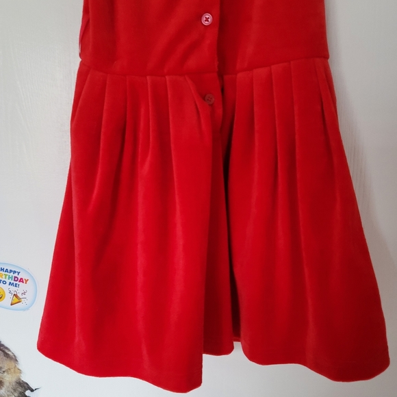 Carter's Red Velvet dress Princess A-line sleeveless 5T - Picture 10 of 12